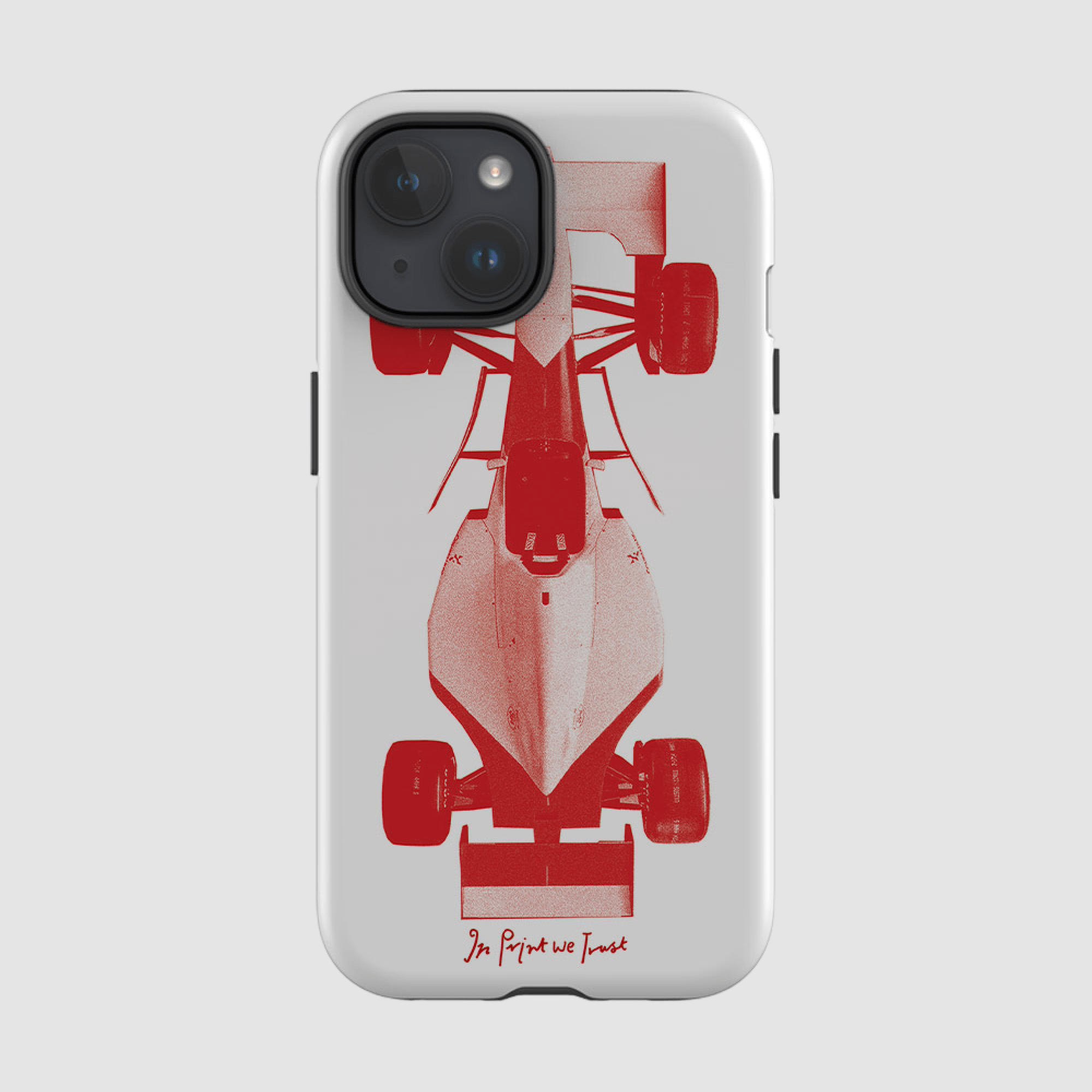 racing car tough iPhone case - In Print We Trust