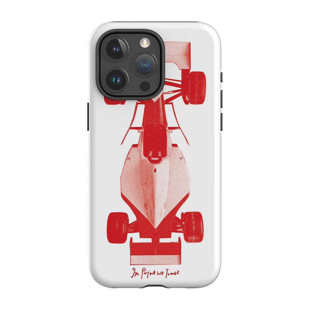 racing car tough iPhone case - In Print We Trust