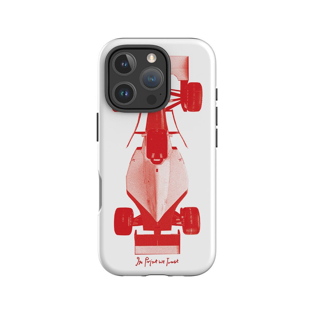 racing car tough iPhone case - In Print We Trust