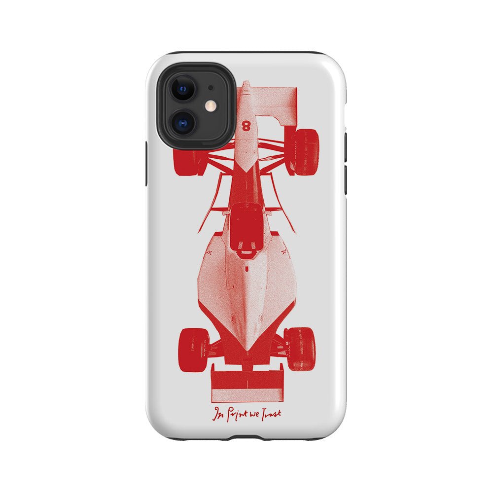 racing car tough iPhone case - In Print We Trust