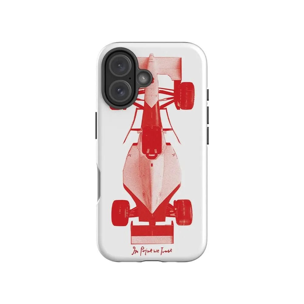 racing car tough iPhone case - In Print We Trust