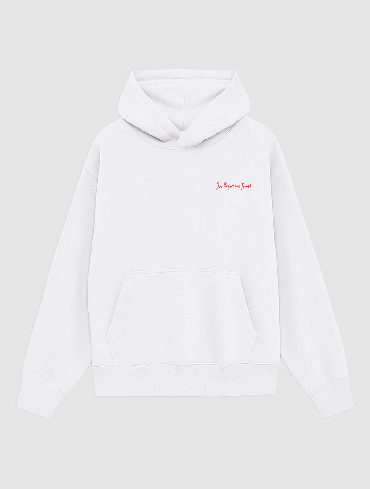 racing car white hoodie - In Print We Trust