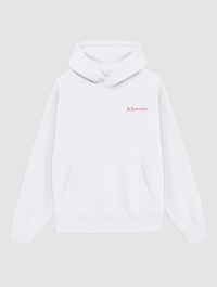 racing car white hoodie - In Print We Trust