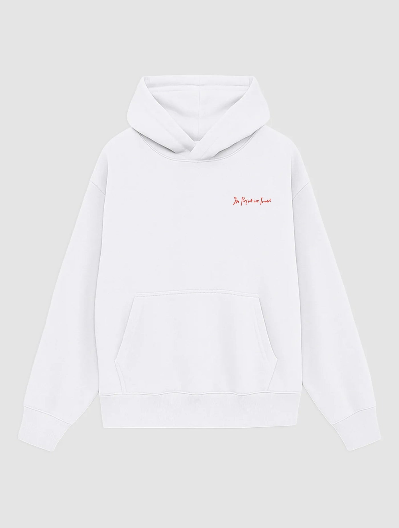 racing car white hoodie - In Print We Trust