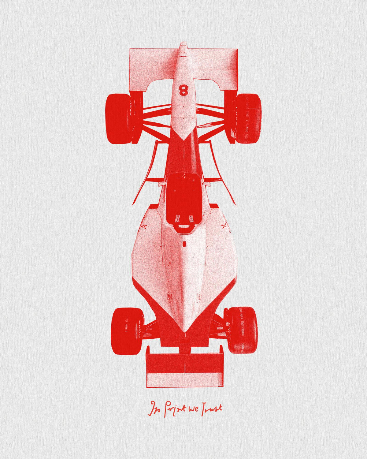 racing car classic tee - In Print We Trust