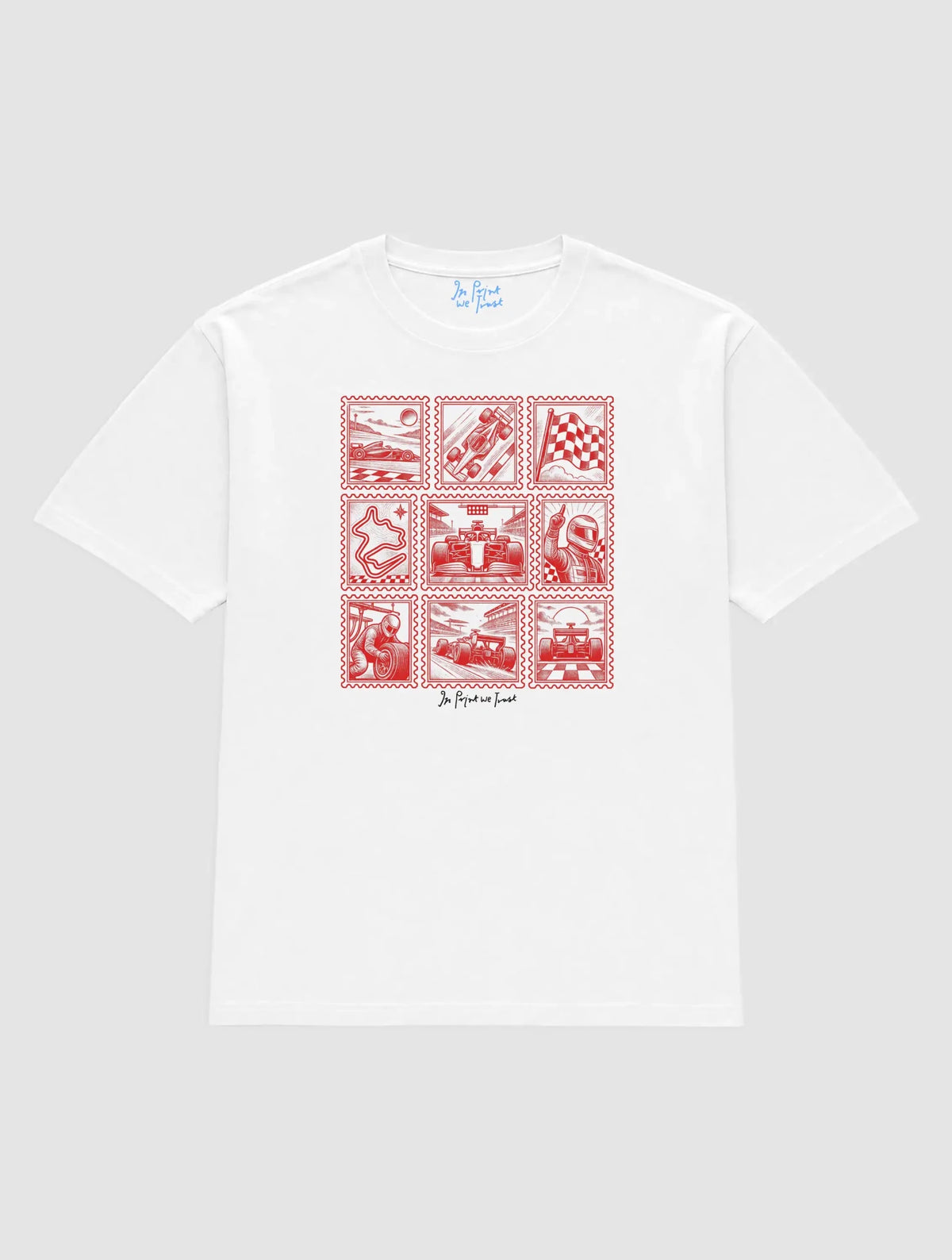 racing stamps - In Print We Trust