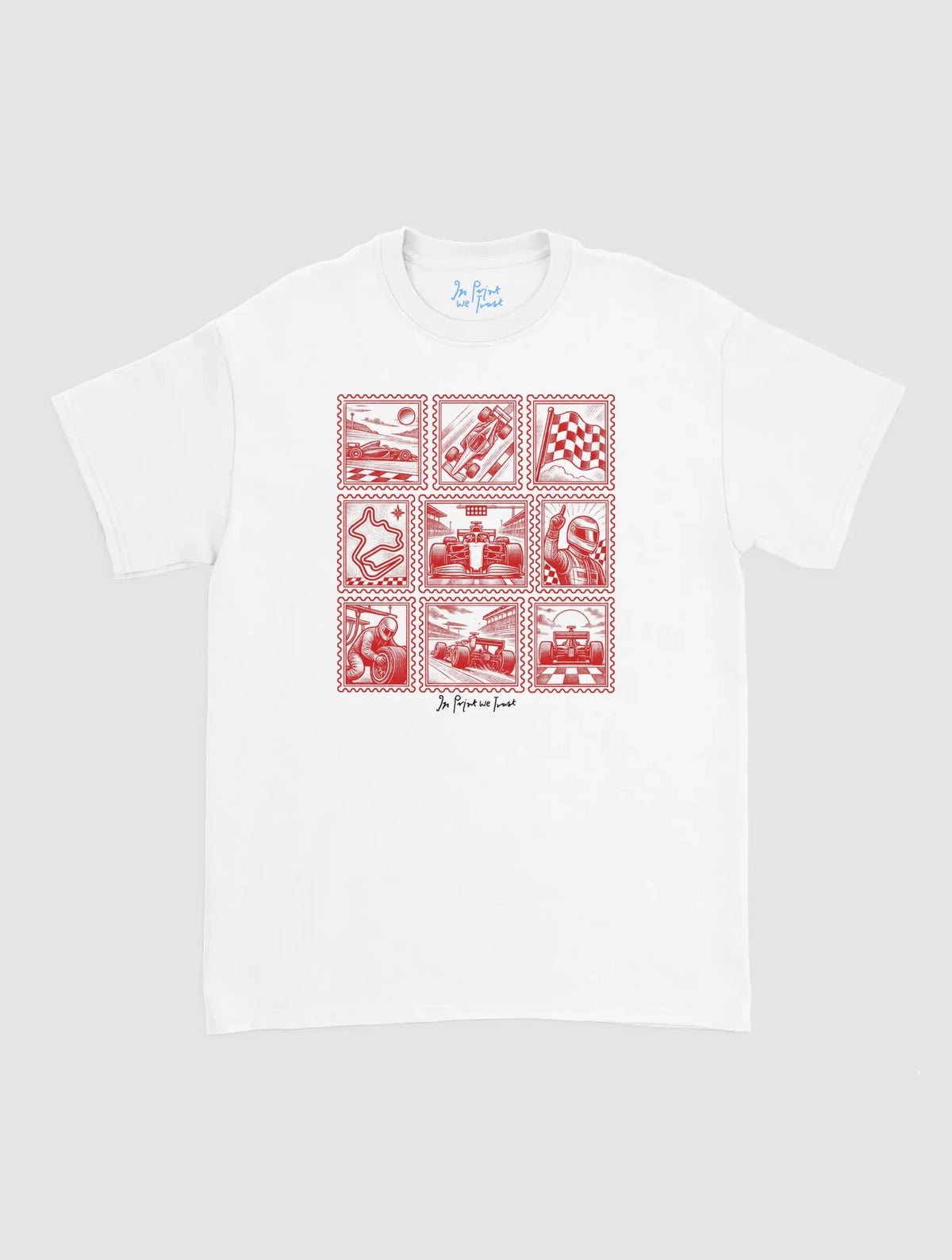 racing stamps - In Print We Trust