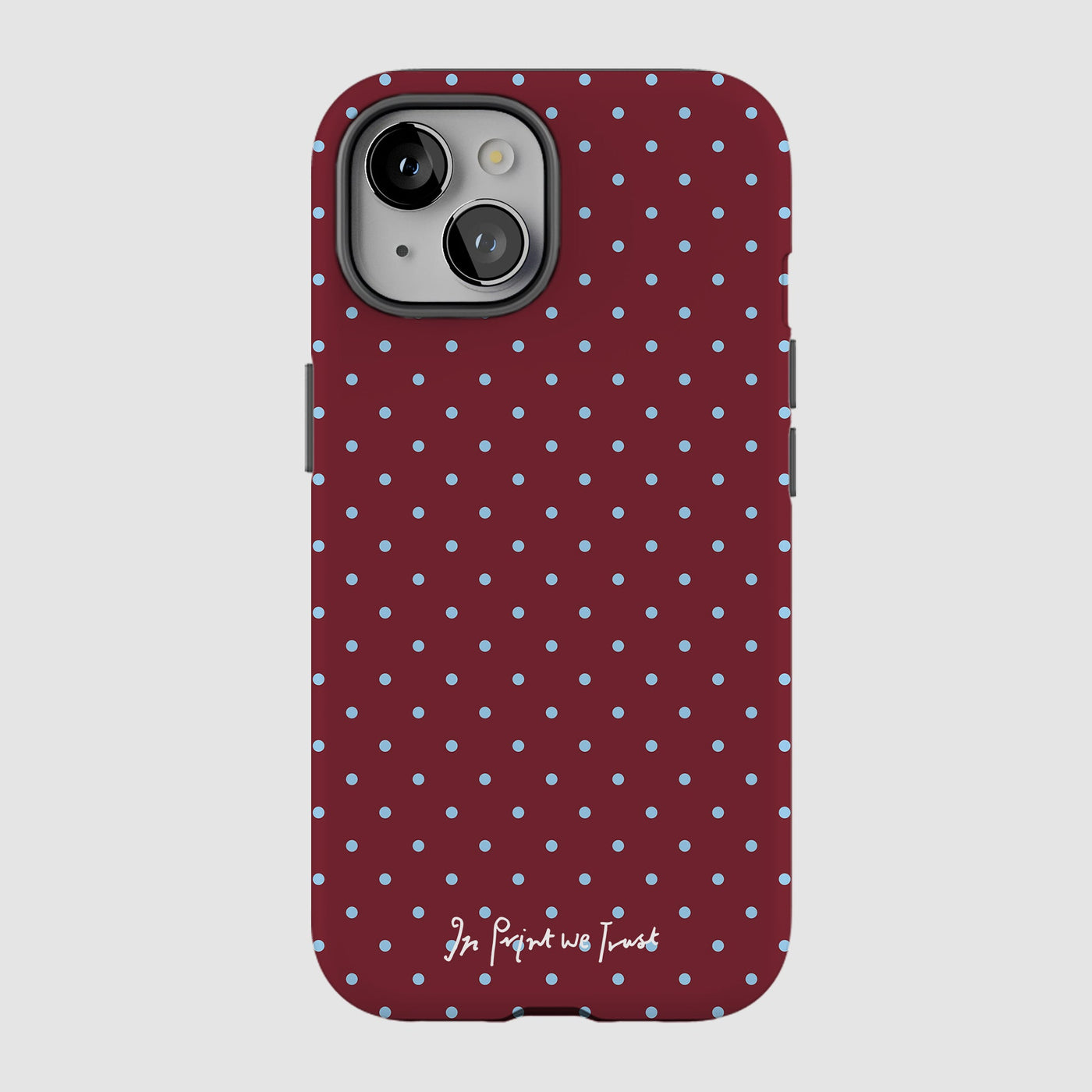 raspberry tough iPhone case - In Print We Trust