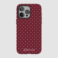 raspberry tough iPhone case - In Print We Trust