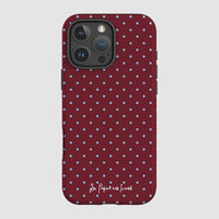 raspberry tough iPhone case - In Print We Trust