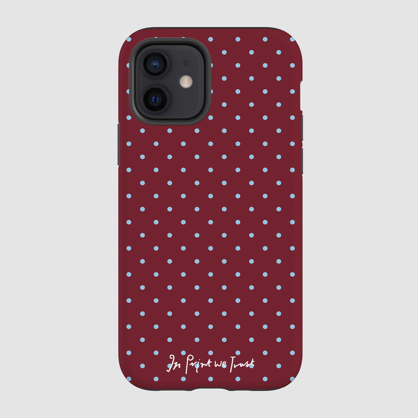 raspberry tough iPhone case - In Print We Trust