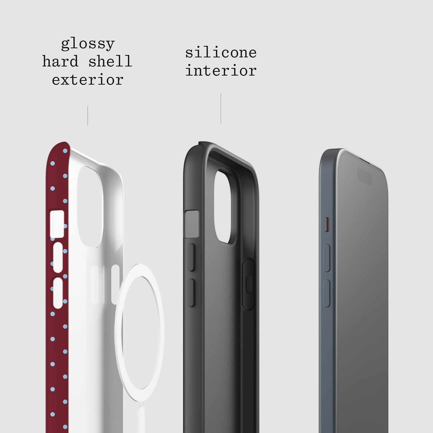 raspberry tough iPhone case - In Print We Trust