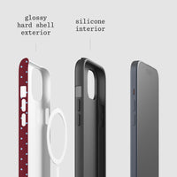 raspberry tough iPhone case - In Print We Trust