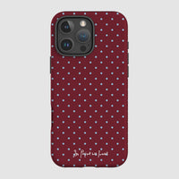 raspberry tough iPhone case - In Print We Trust