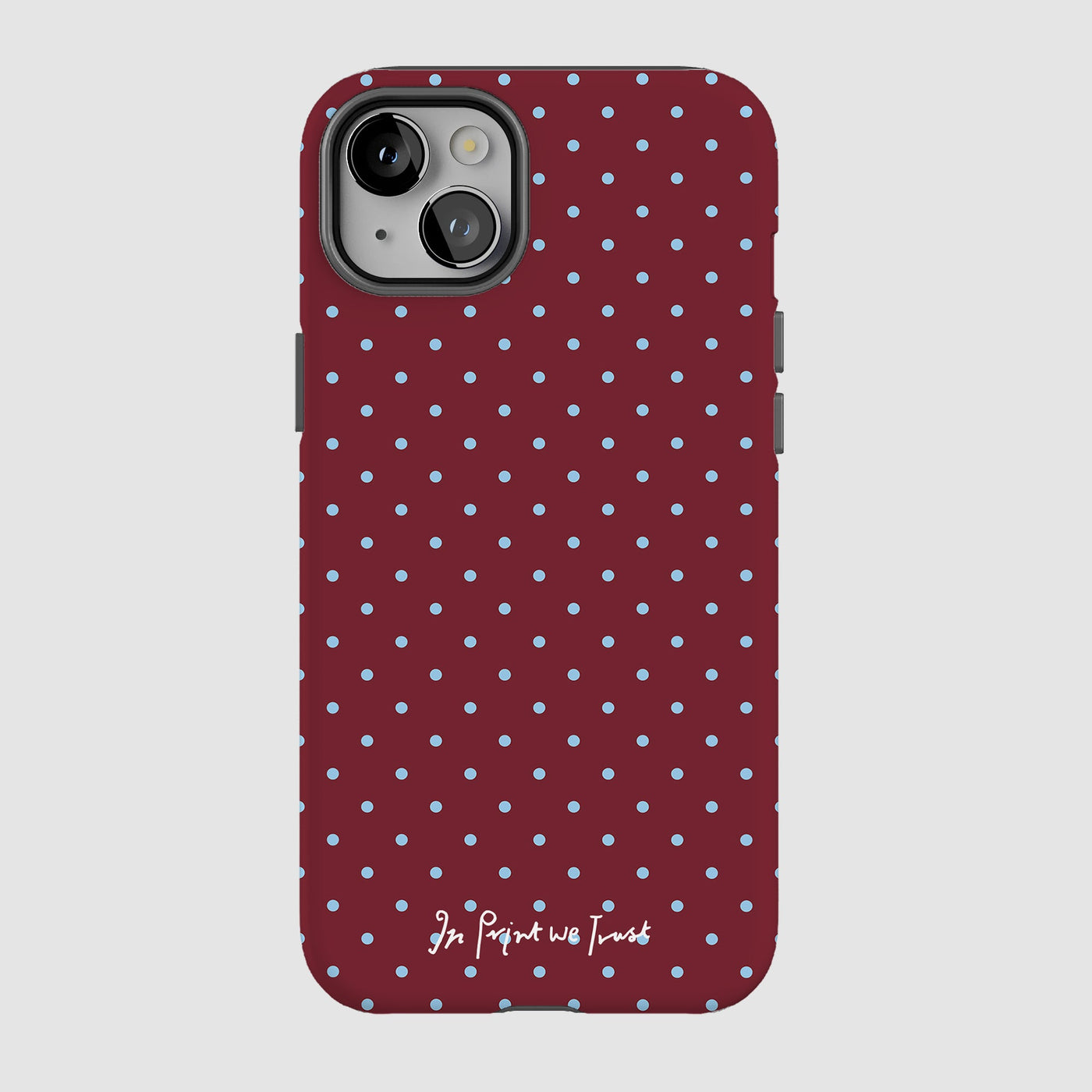raspberry tough iPhone case - In Print We Trust