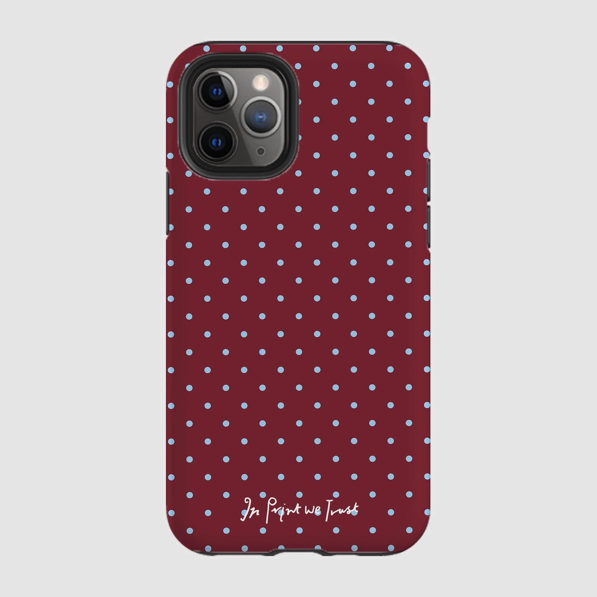 raspberry tough iPhone case - In Print We Trust