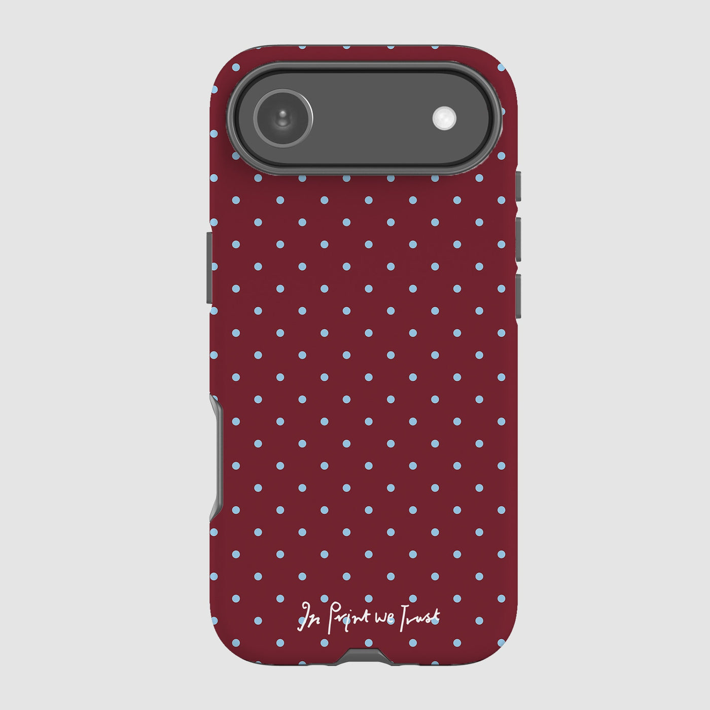 raspberry tough iPhone case - In Print We Trust