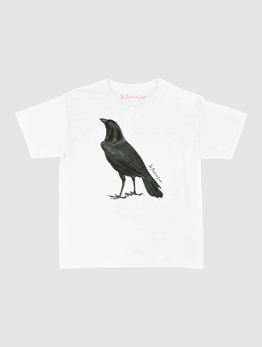 raven baby tee - In Print We Trust