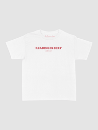 reading is sexy baby tee - In Print We Trust