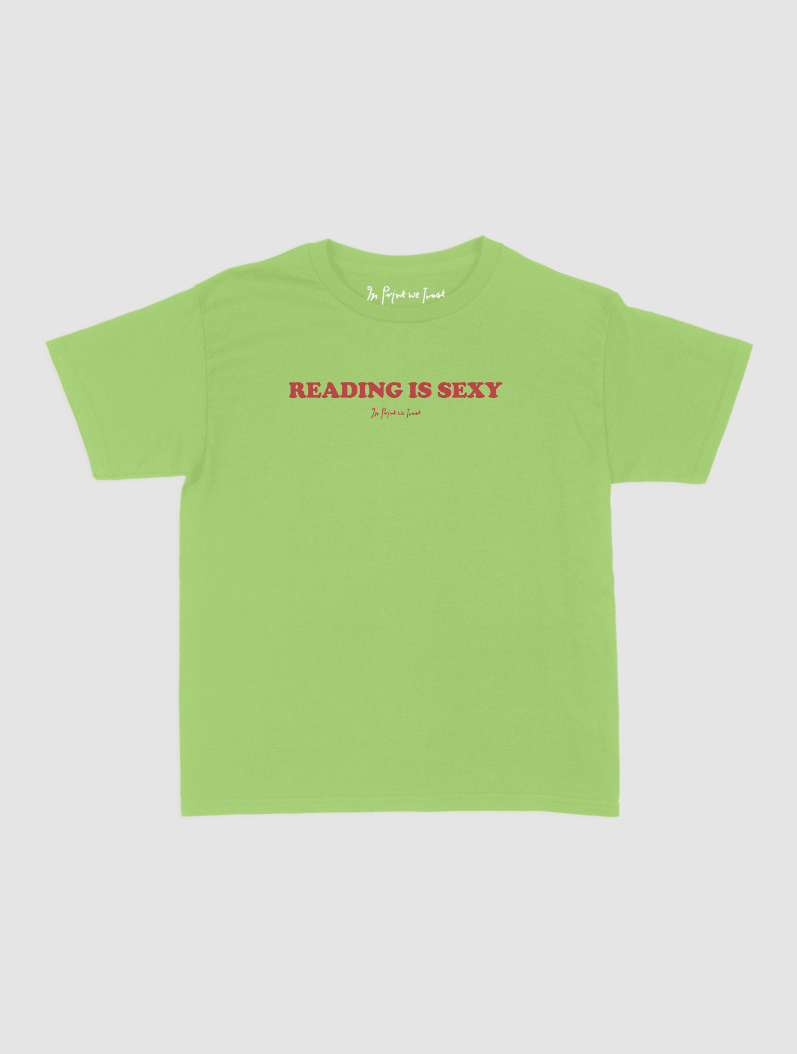 reading is sexy baby tee - In Print We Trust