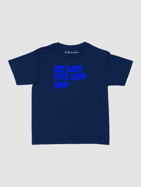 ready steady go! baby tee - In Print We Trust