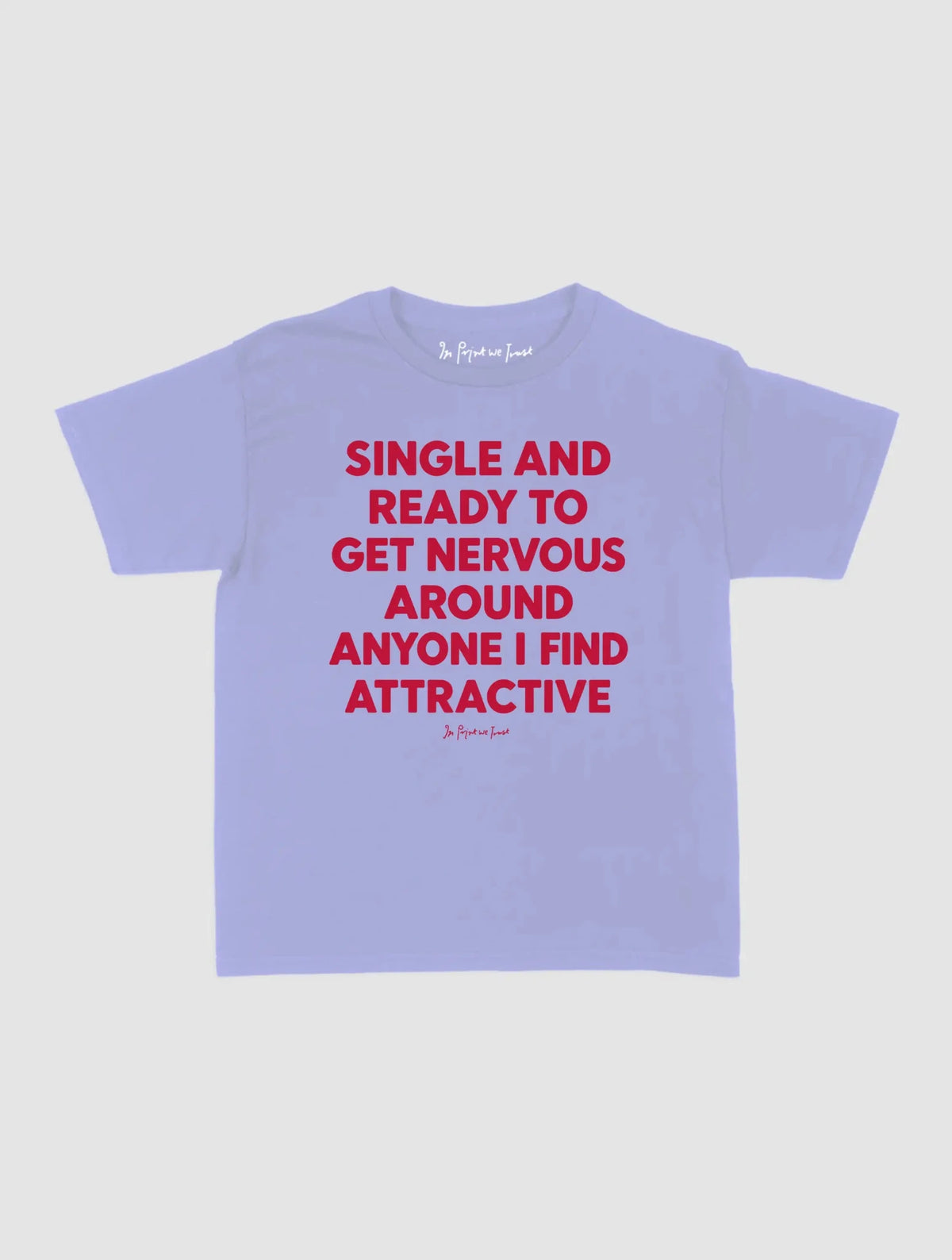 ready to get nervous baby tee - In Print We Trust