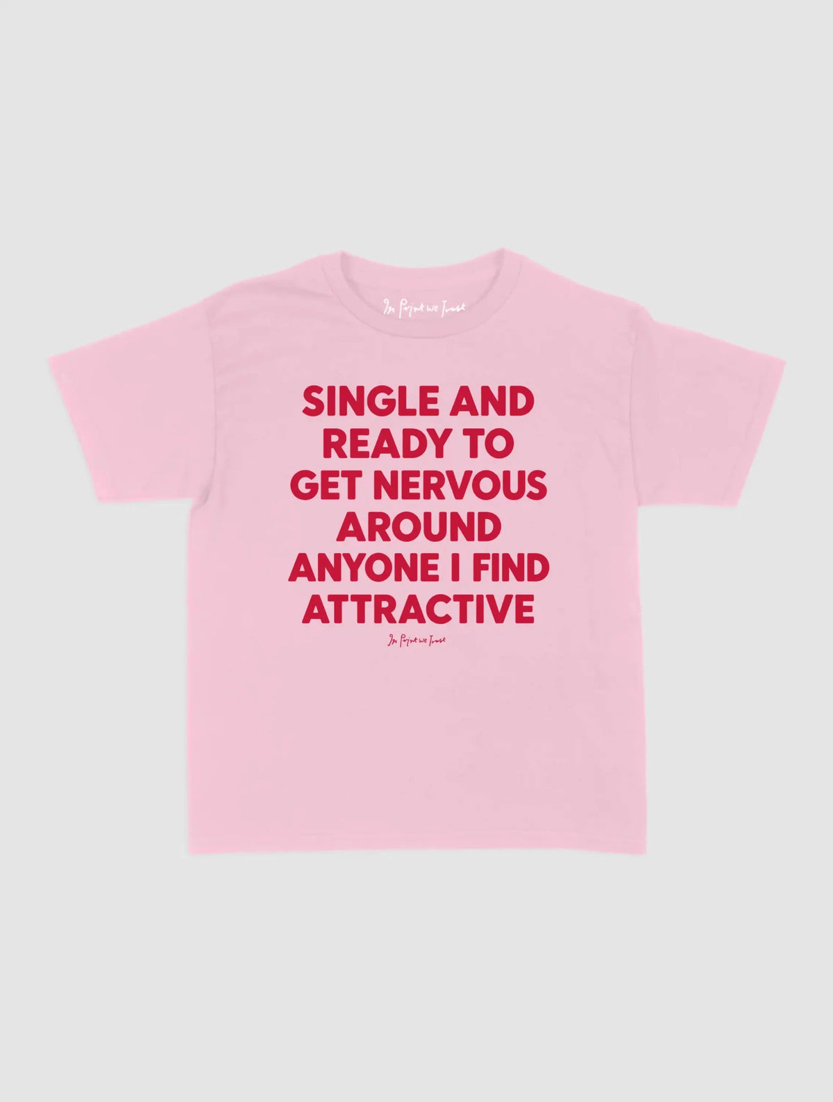 ready to get nervous baby tee - In Print We Trust