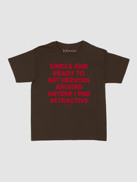 ready to get nervous baby tee - In Print We Trust