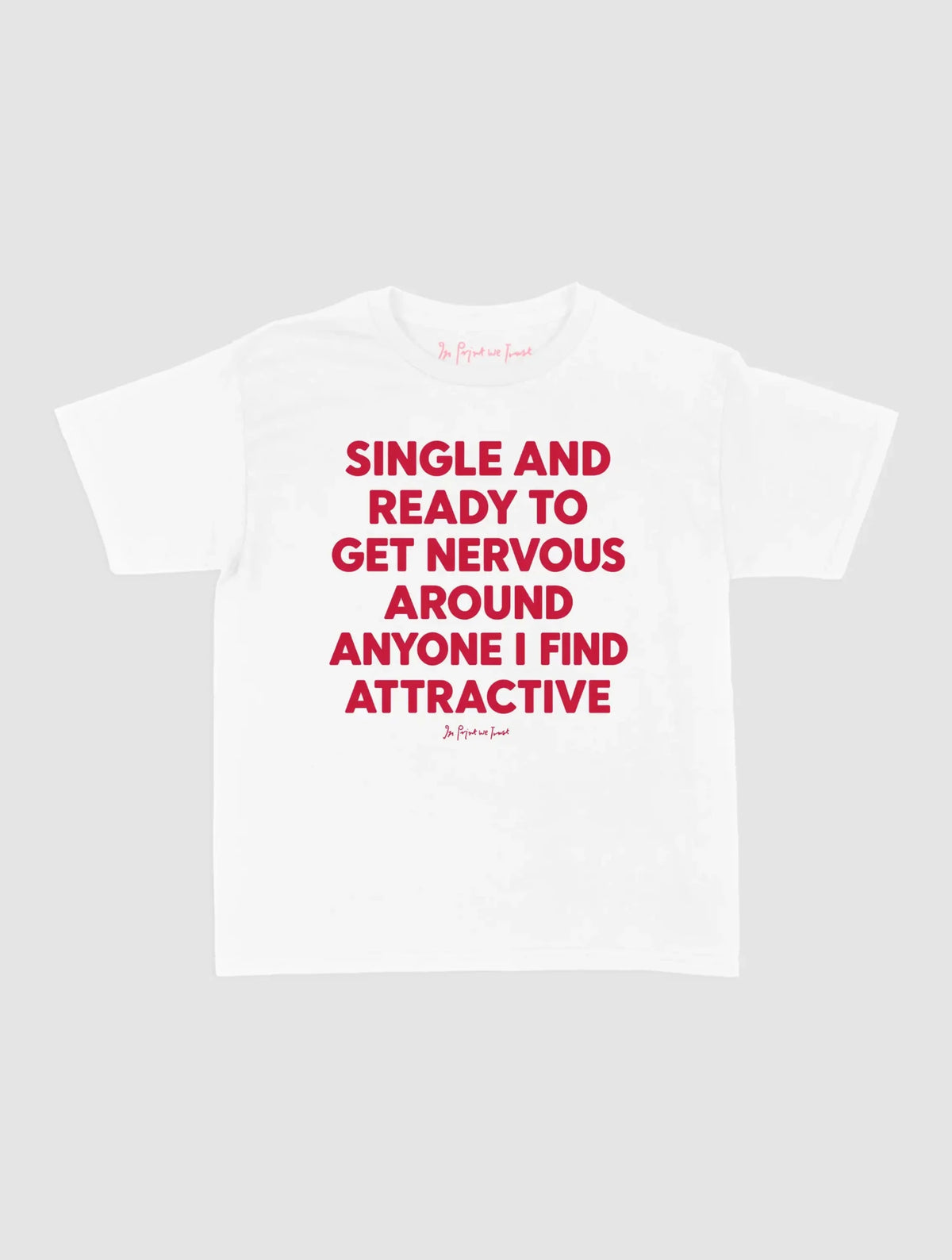 ready to get nervous baby tee - In Print We Trust