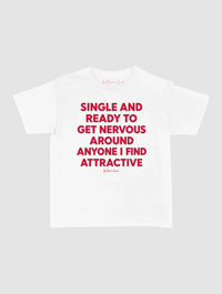 ready to get nervous baby tee - In Print We Trust