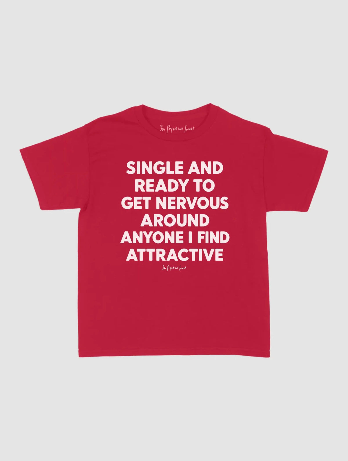 ready to get nervous baby tee - In Print We Trust