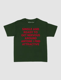 ready to get nervous baby tee - In Print We Trust