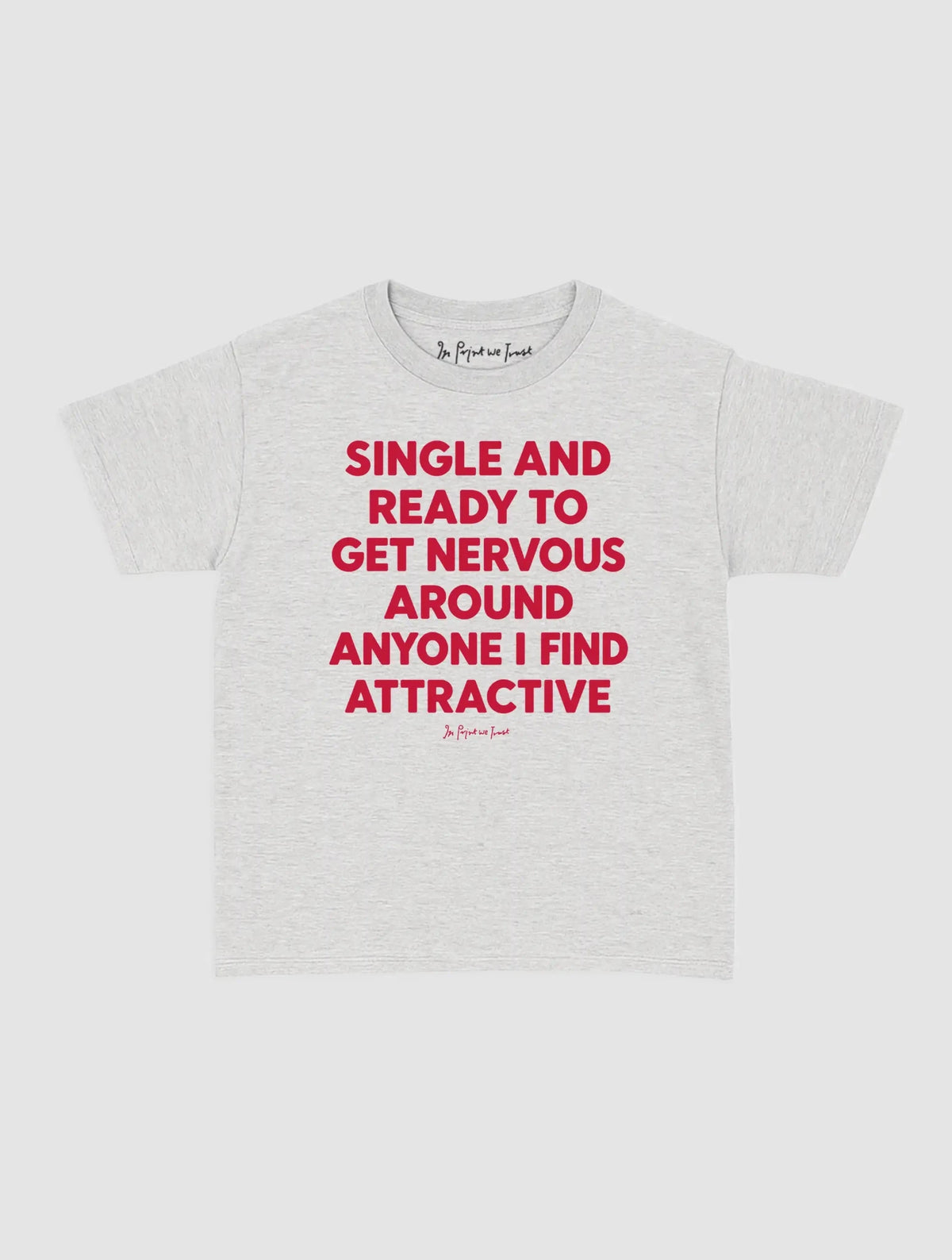 ready to get nervous baby tee - In Print We Trust