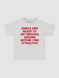 ready to get nervous baby tee - In Print We Trust