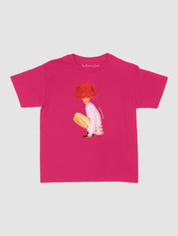 really big hat baby tee - In Print We Trust