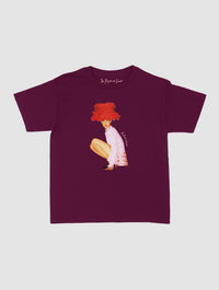 really big hat baby tee - In Print We Trust