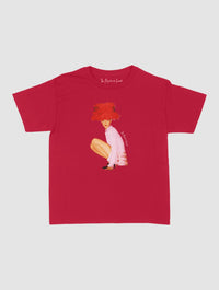 really big hat baby tee - In Print We Trust