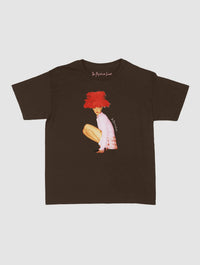 really big hat baby tee - In Print We Trust
