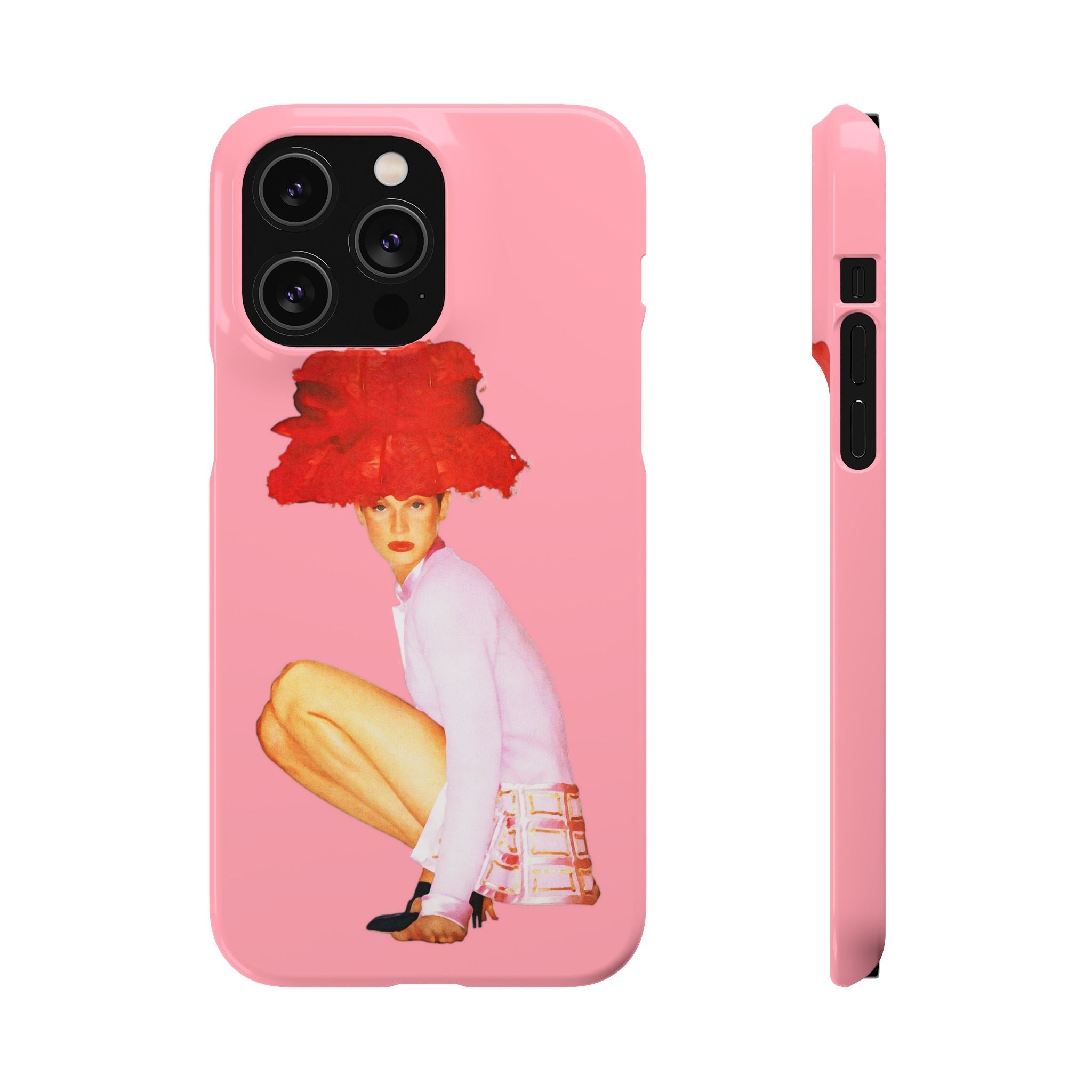 really big hat iPhone case - In Print We Trust