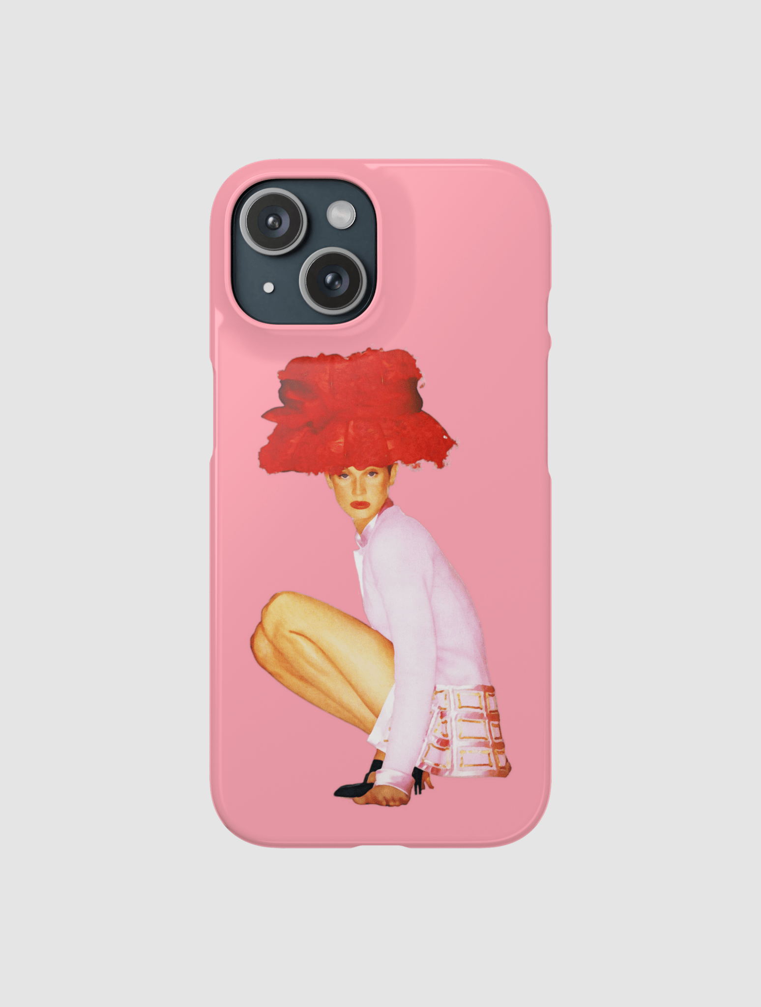 really big hat iPhone case - In Print We Trust