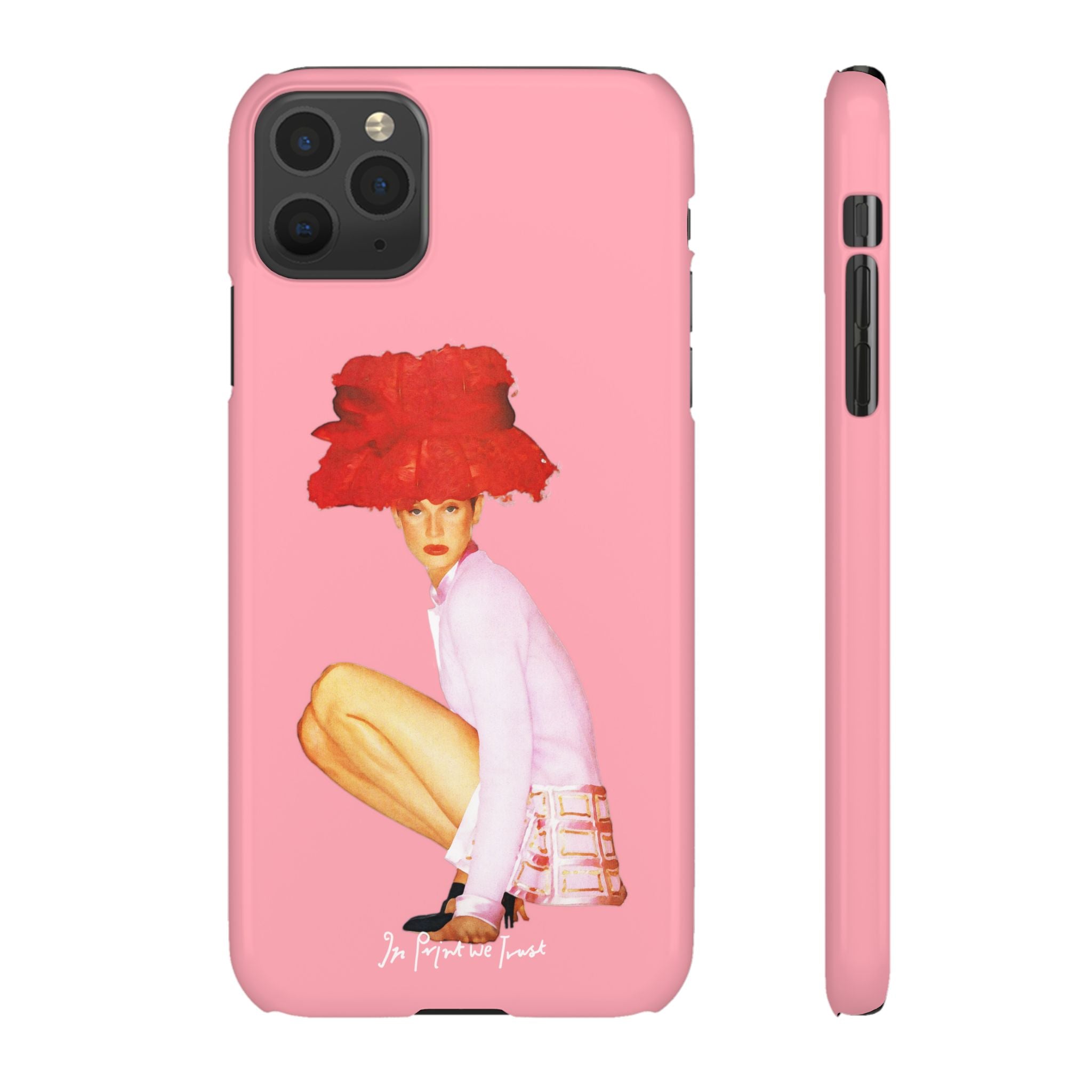 really big hat iPhone case - In Print We Trust