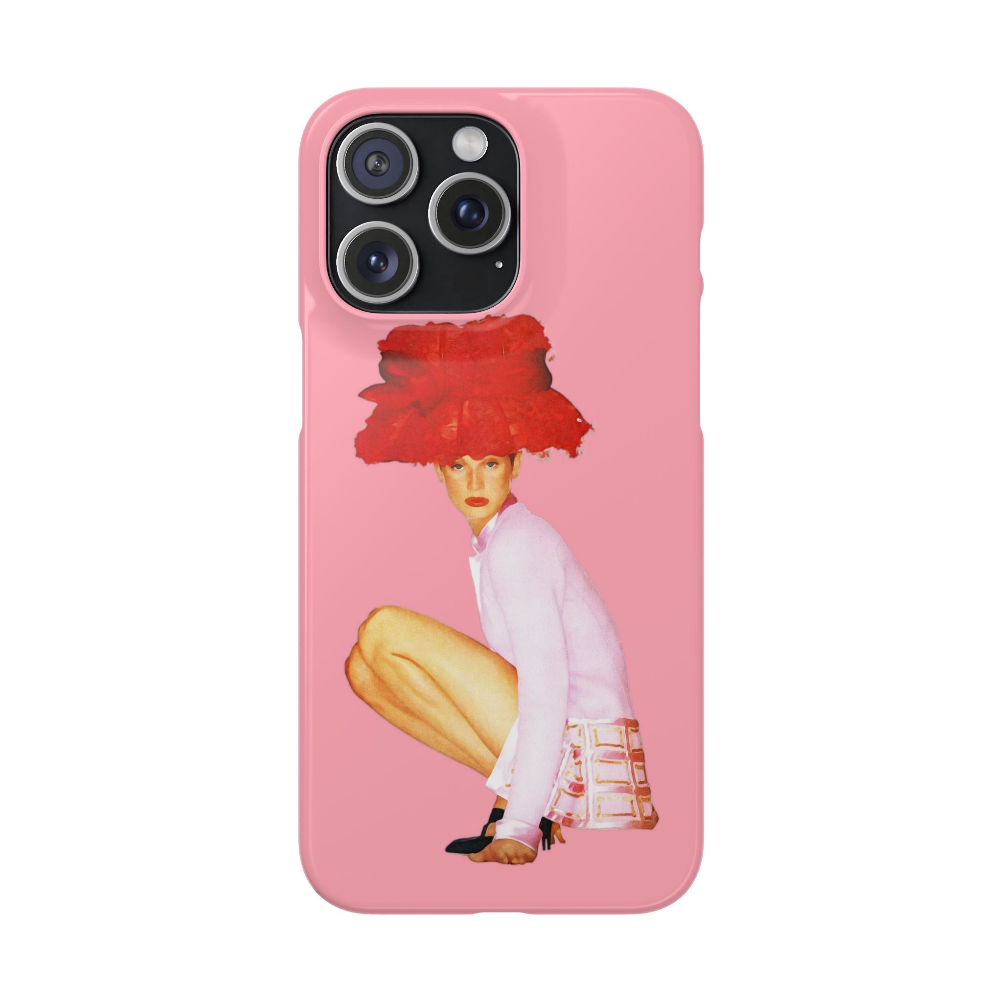 really big hat iPhone case - In Print We Trust