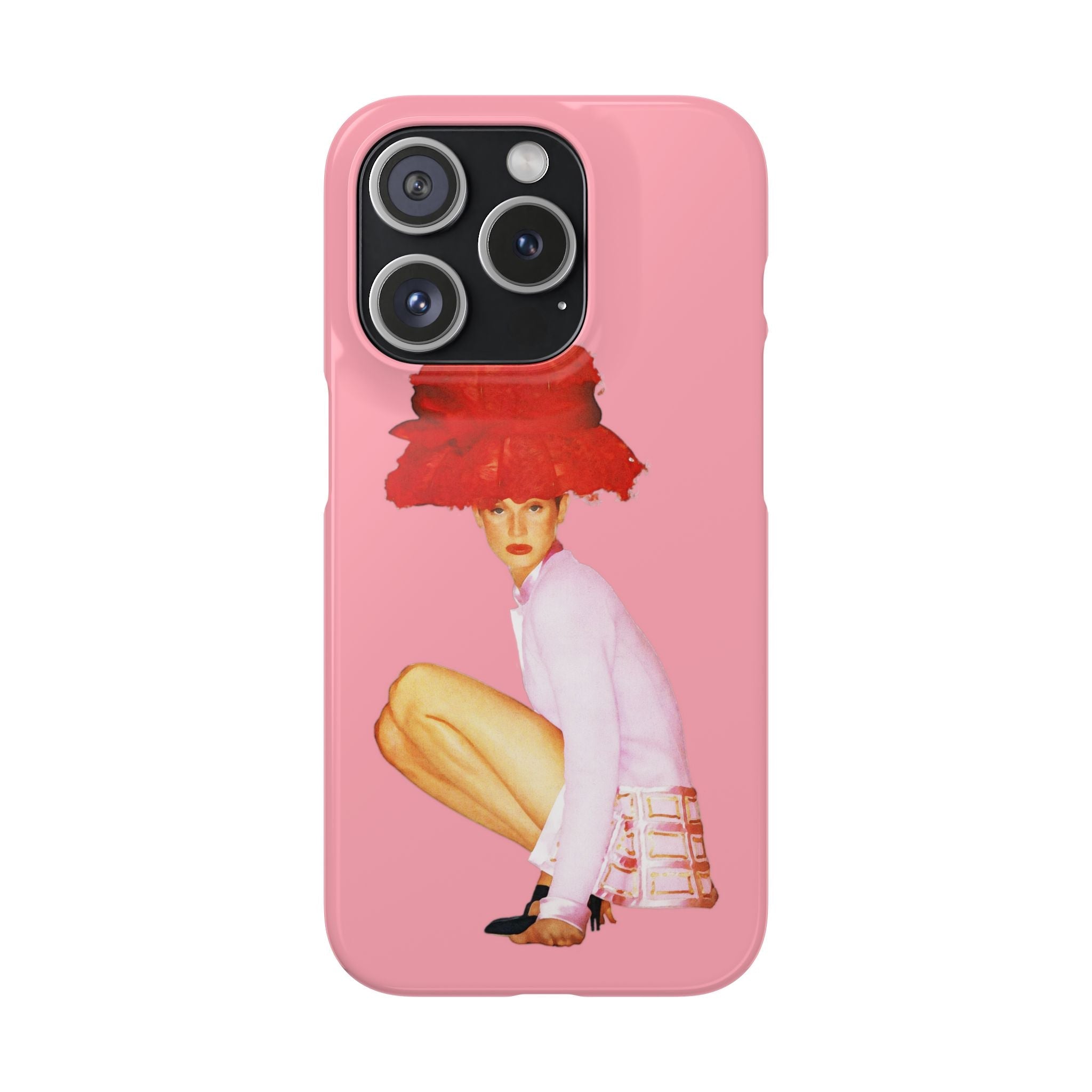 really big hat iPhone case - In Print We Trust