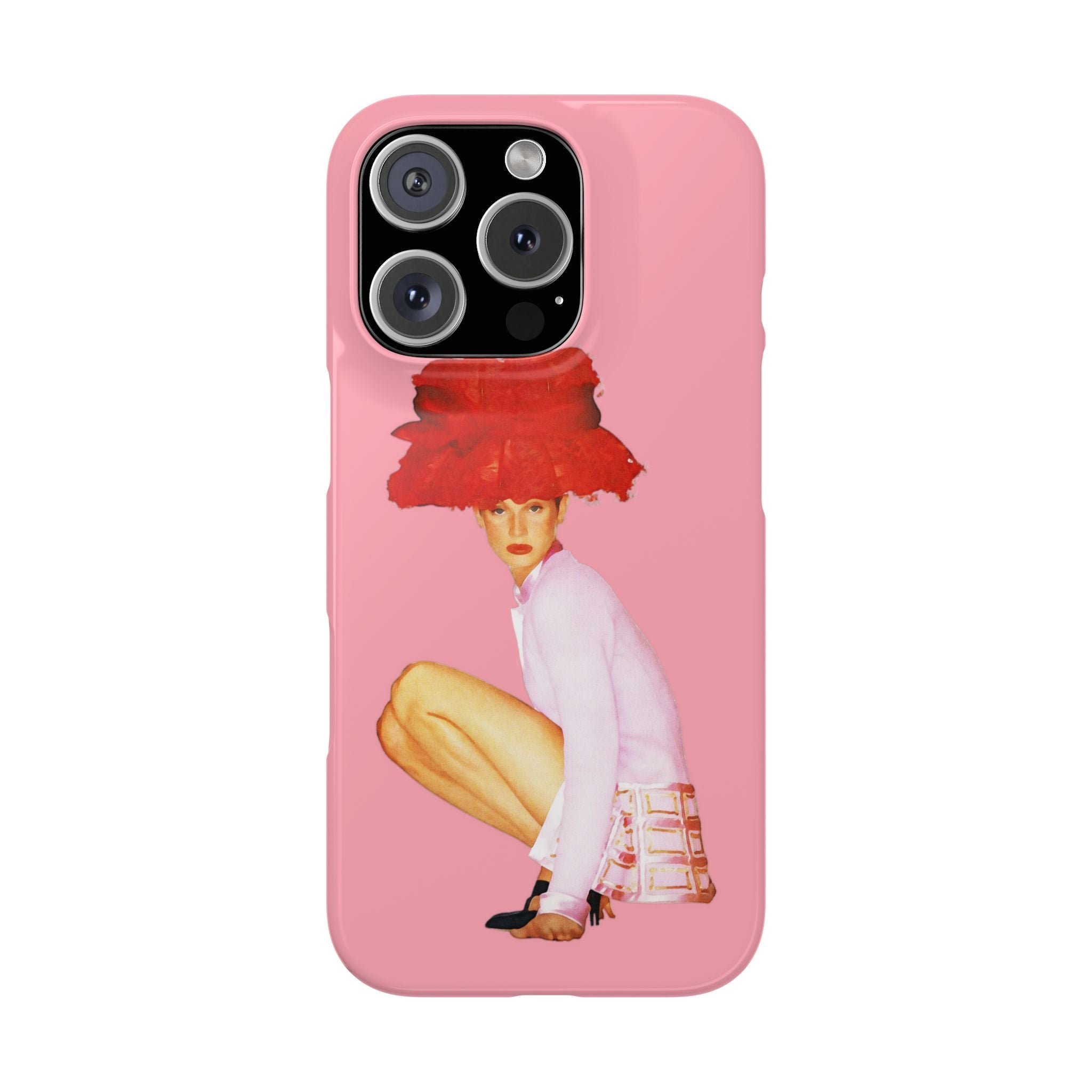 really big hat iPhone case - In Print We Trust