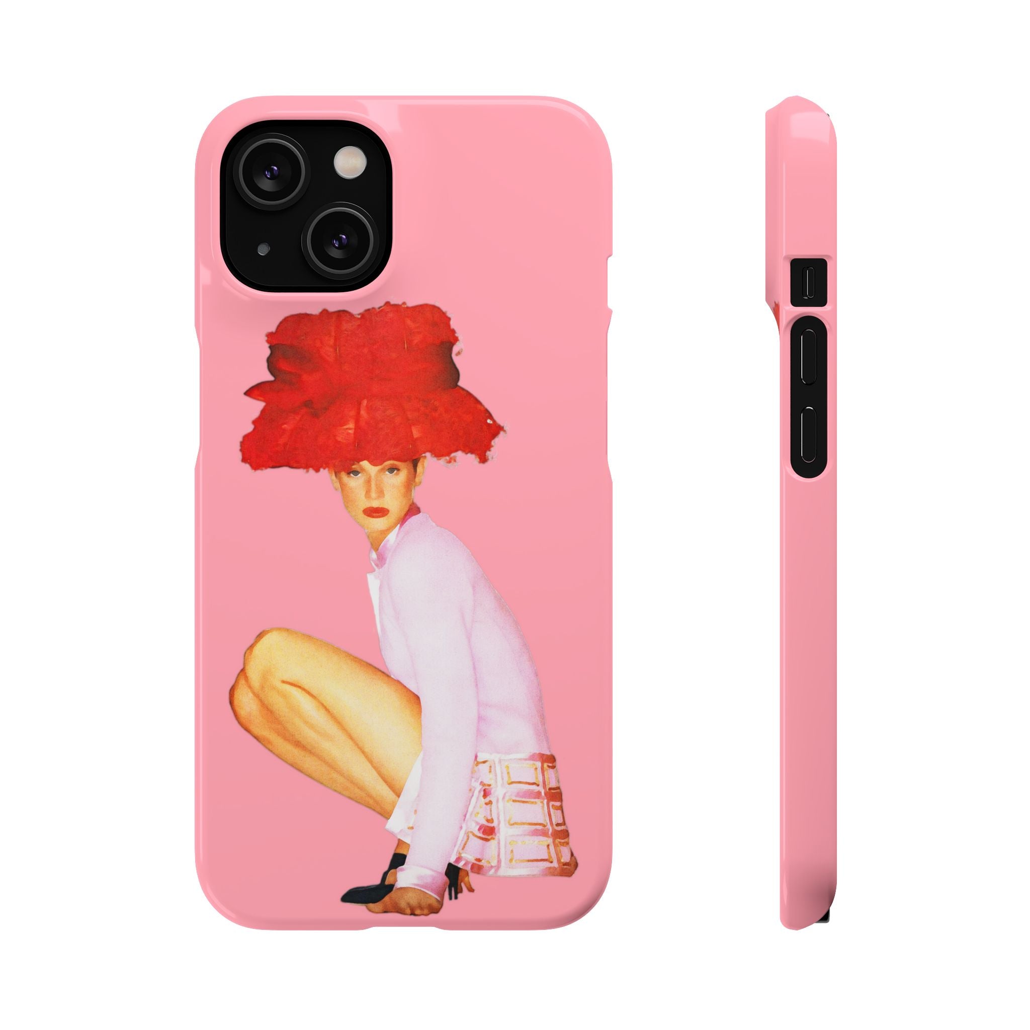 really big hat iPhone case - In Print We Trust