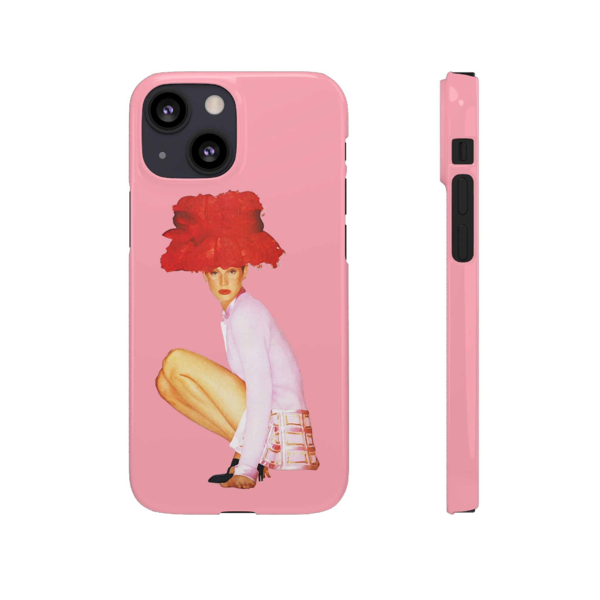 really big hat iPhone case - In Print We Trust