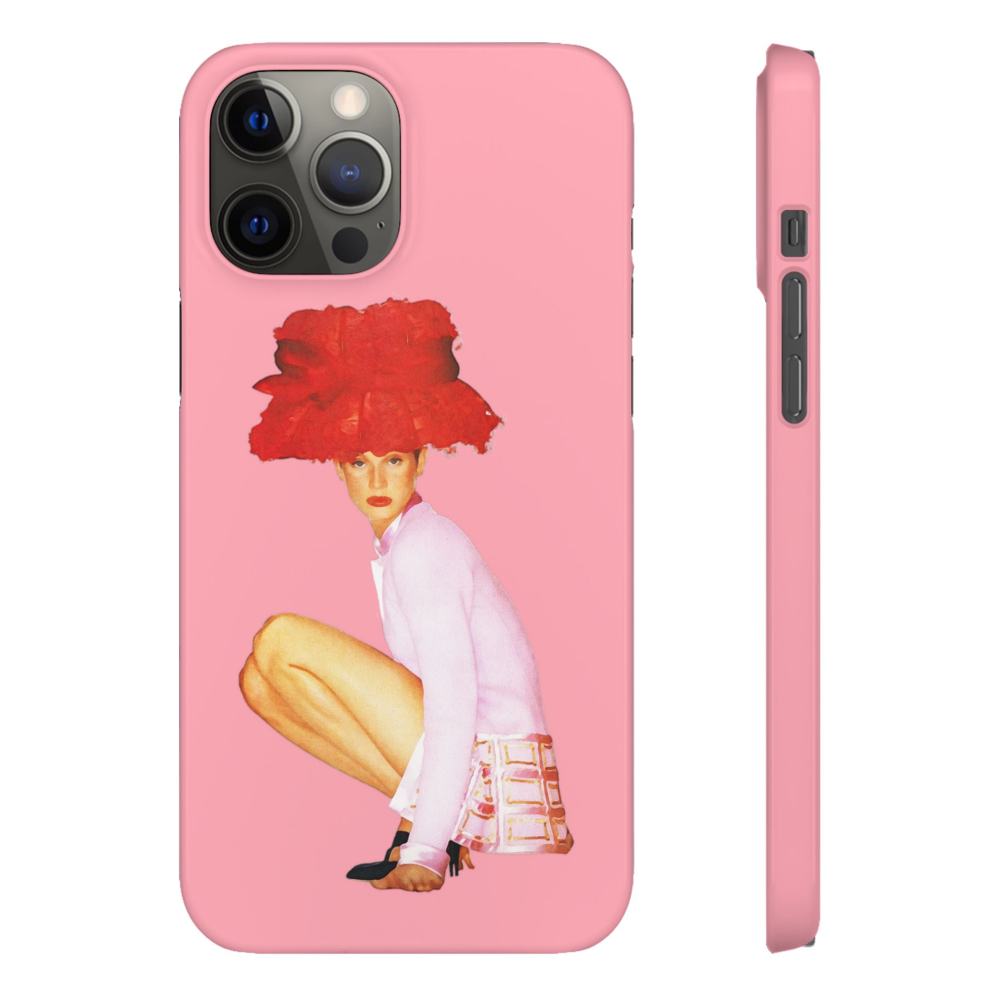 really big hat iPhone case - In Print We Trust