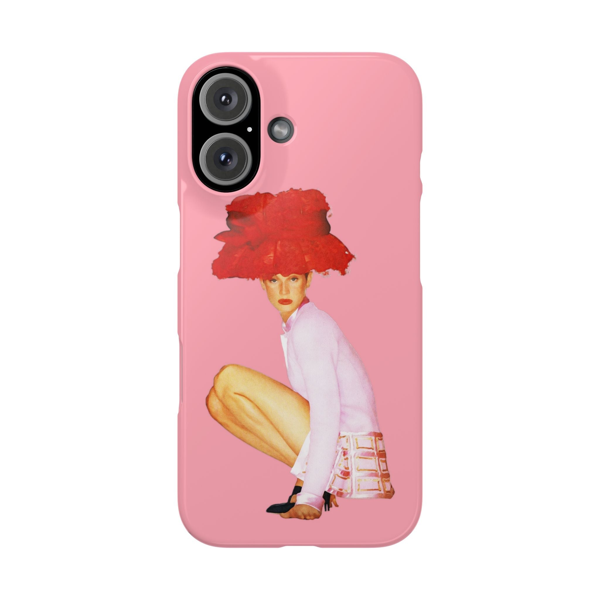 really big hat iPhone case - In Print We Trust