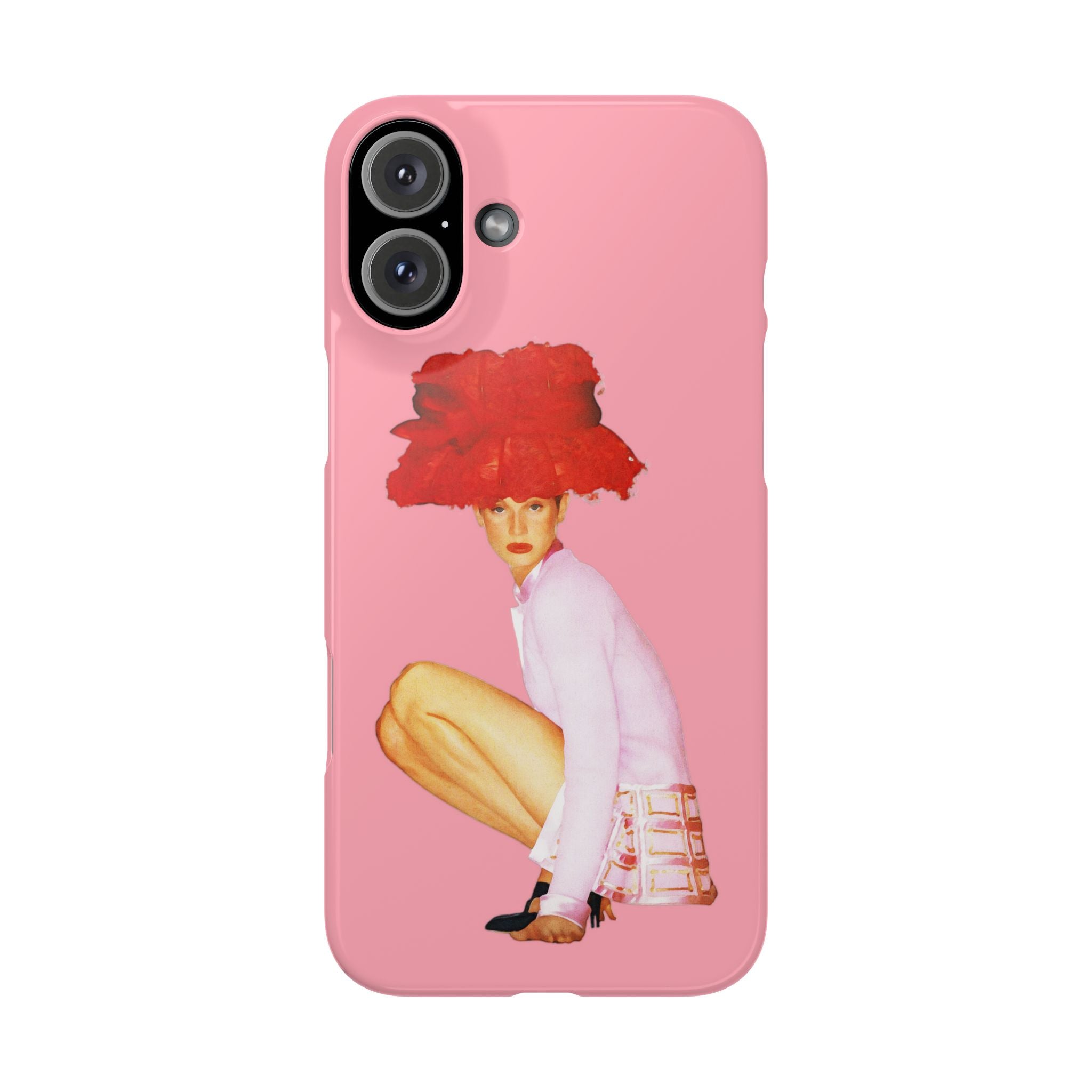 really big hat iPhone case - In Print We Trust