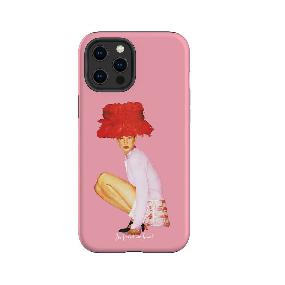 really big hat tough iPhone case - In Print We Trust